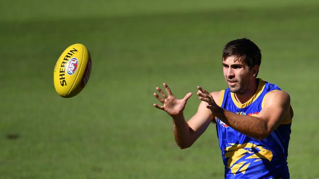 Andrew Gaff was the topscoring Eagle against Richmond with 135 points.