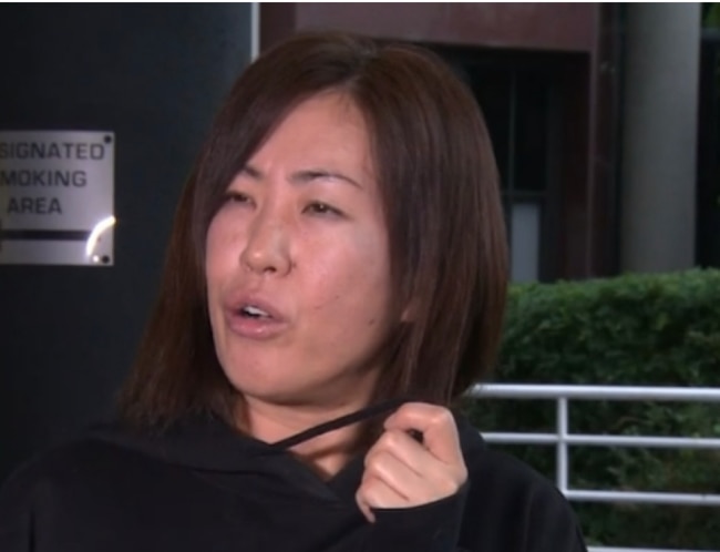 Gold Coast woman Yoco Abe talking about her assault.