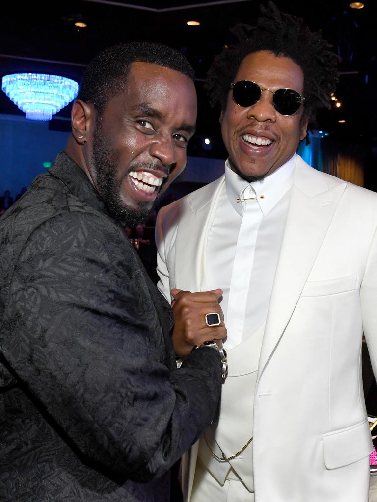 Sean “Diddy” Combs and Jay-Z. Picture: Kevin Mazur/Getty Images for The Recording Academy