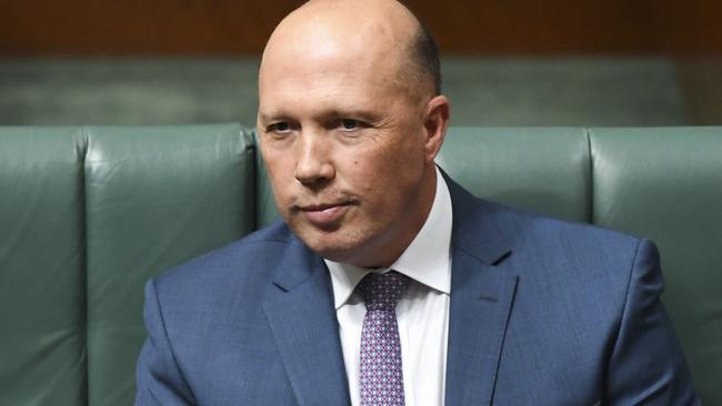 Australian Home Affairs Minister Peter Dutton. Picture: AAP