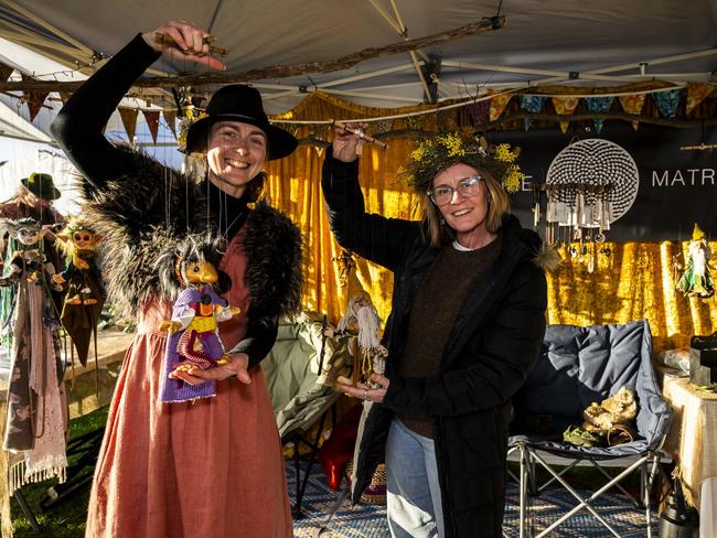 Willie Smith's Midwinter Festival Huonville - Gemma Haynes and Jo Wilson. Picture: Caroline Tan