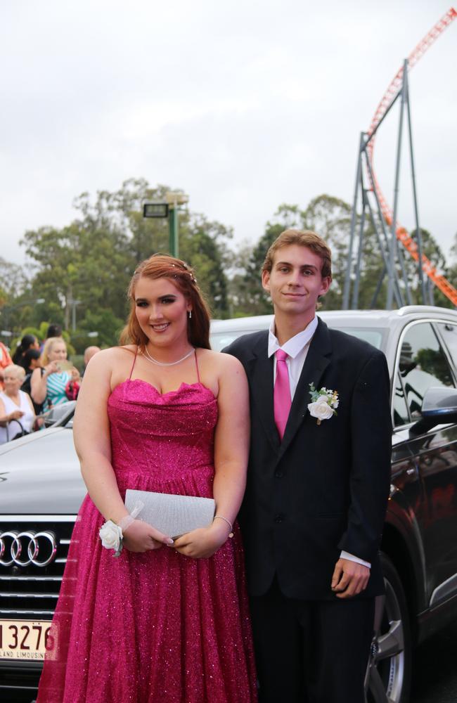 Mabel Park State High School formal at Dreamworld on November 11, 2024. Picture: Tori Little/Mabel Park State High School