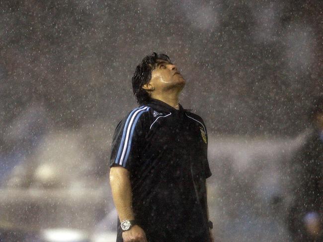 The freakishly talented Diego Maradona.