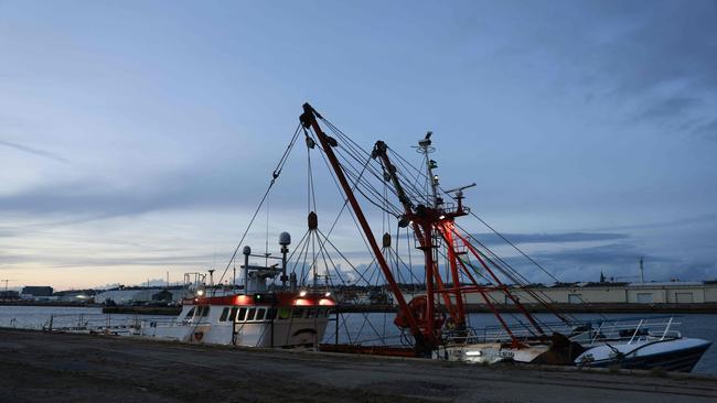 The Cornelis-Gert Jan Dumfries detained in the northern French port of Le Havre on Saturday. Picture: AFP