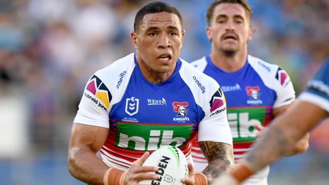 Tyson Frizell has been valuable off the field for the Knights. Picture: Scott Davis/NRL Photos