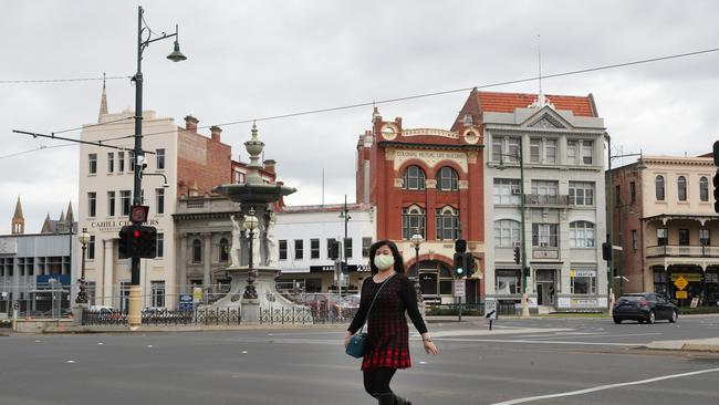 Regional areas, including Bendigo, will soon trial vaccine passports. Picture: David Crosling