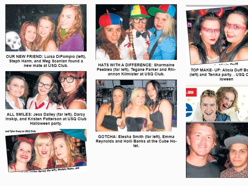 NITELIFE: Halloween party at the USQ Club in Toowoomba in 2012.