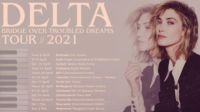 Delta Goodrem Bridge Over Troubled Dreams Tour is coming to Townsville.