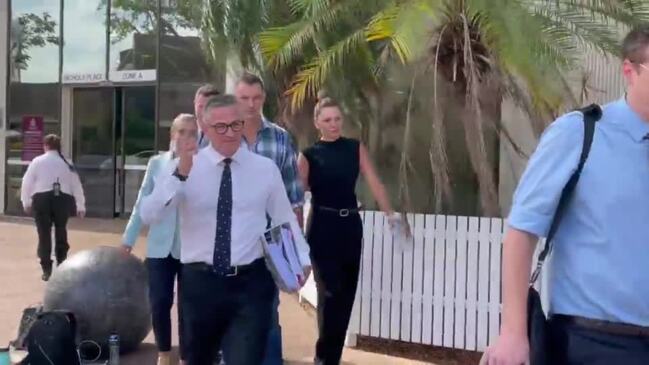 Michael Burbidge leaves the Darwin Local Court