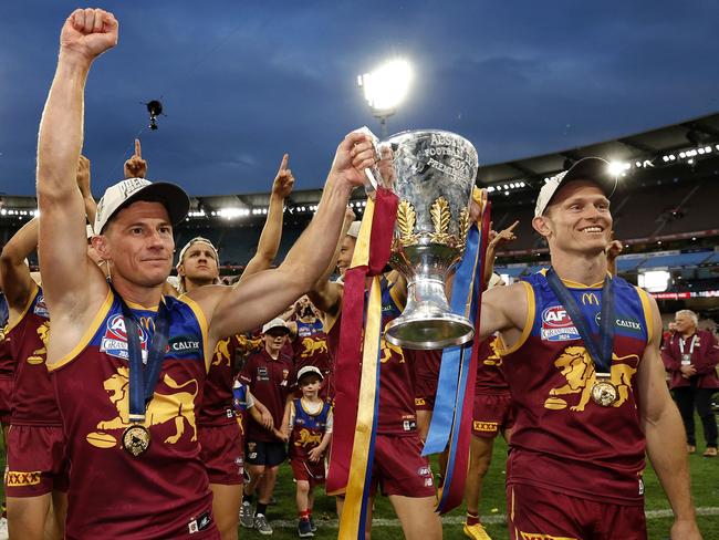 A dominant grand final handed Brisbane the 2024 AFL premiership. Photo by Phil Hillyard