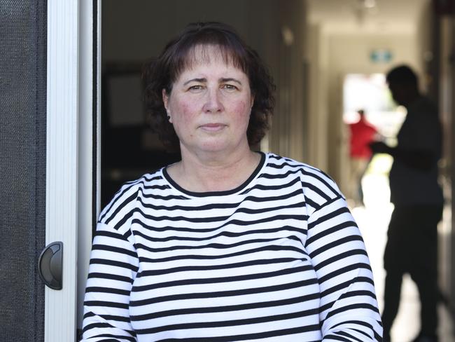 Trudi Noble is a disability support worker. She was caring for three women with significant disabilities, clients of Cocoon SDA Care, when they were locked out of their home near Victor Harbour in 2023. Picture by Matt Turner.