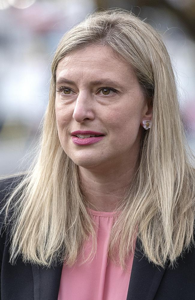 Tasmanian Branch Secretary of the Australian Nursing and Midwifery Federation Emily Shepherd at Parliament lawn Hobart. Picture: Chris Kidd