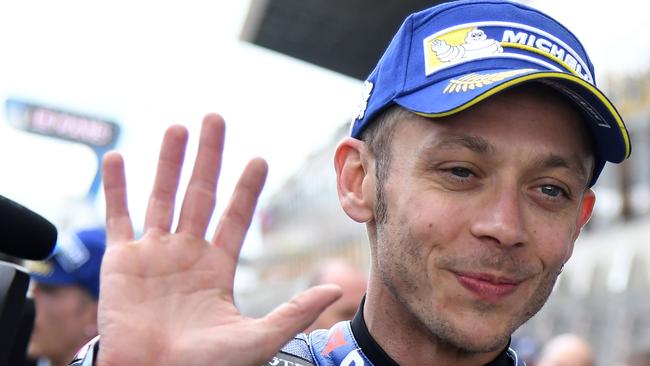 Italian rider Valentino Rossi.