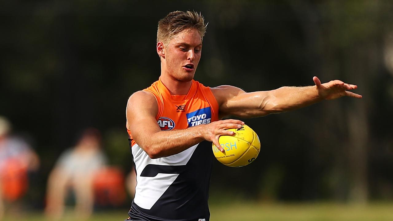 Giant Jackson Hately has attracted interest from Adelaide. Picture: Mark Kolbe