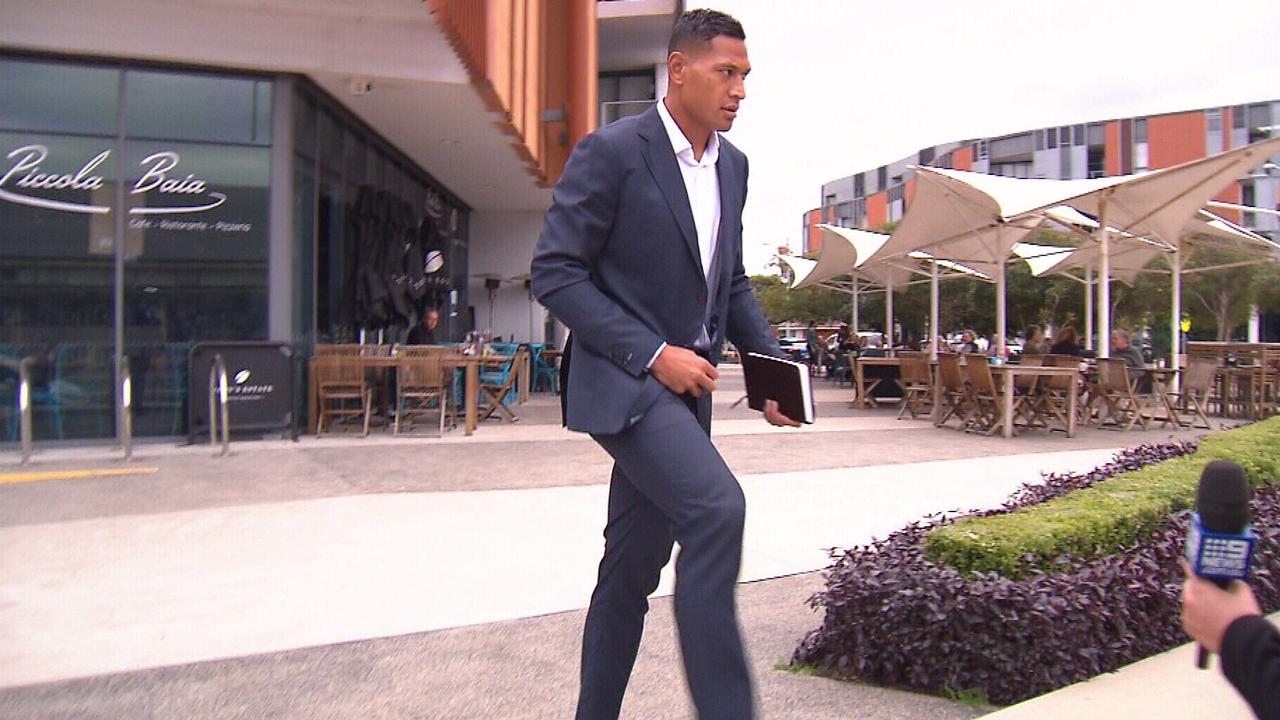 Israel Folau reportedly plans to fight for his rugby career. Credit: 7 NEWS