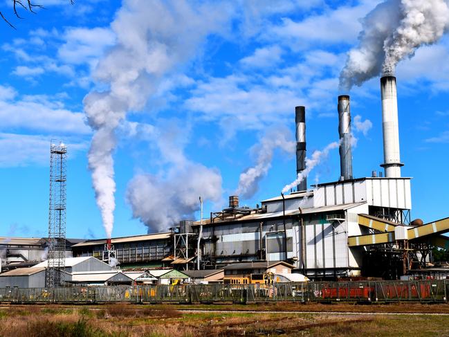 Wilmar Sugar and Renewables' Victoria Mill fires into life at the start of the 2024 sugarcane crush harvest on the outskirts of Ingham in the Herbert River region (Hinchinbrook) of North Queensland. Picture: Cameron Bates