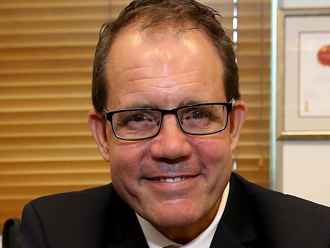 Northern Territory MP Luke Gosling in his office at Parliament House in Canberra.