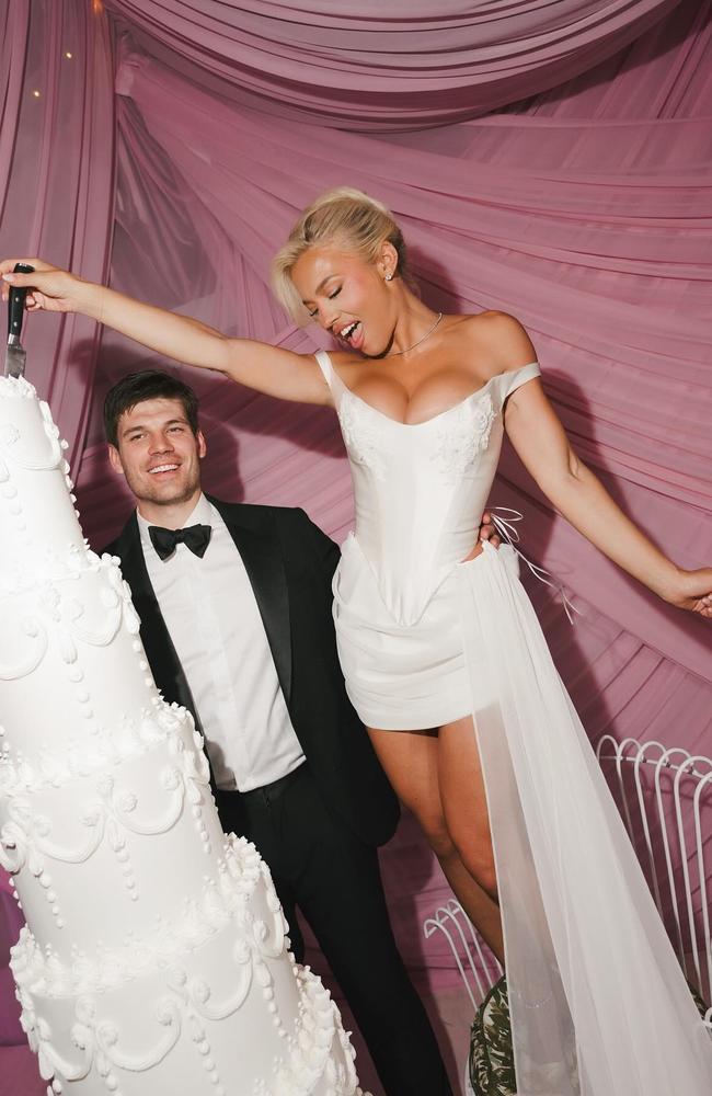 Tammy Hembrow and Matt Zukowski got married in 2024. Picture: Instagram