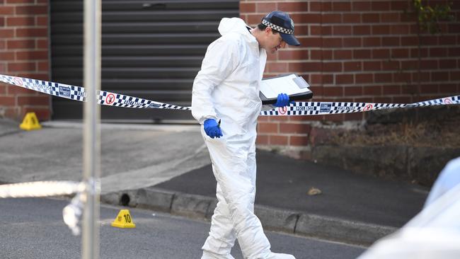 The accused killers allegedly hid in an alcove. picture: AAP Image/Dean Lewins