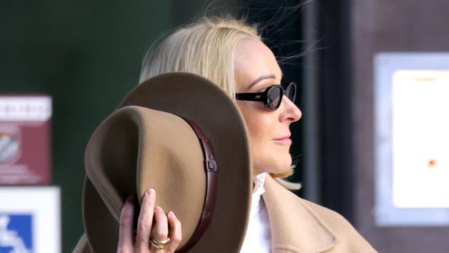 Former cop Briohny Lee Granzien leaves Brisbane Magistrates Court on July 22, 2024. Picture: Steve Pohlner