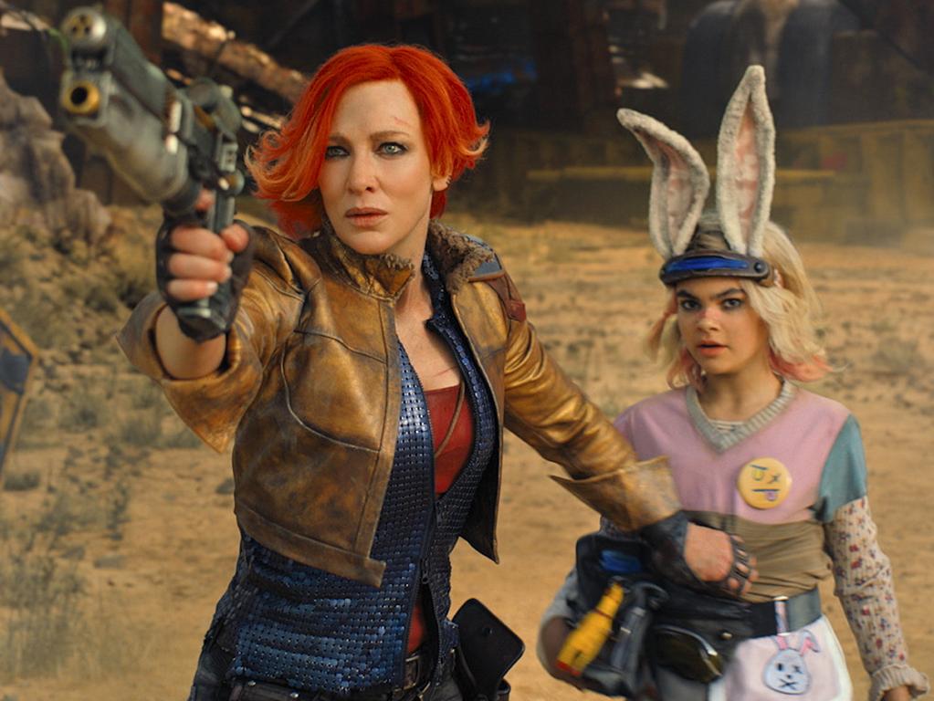 Cate Blanchett and Ariana Greenblatt in Borderlands. Picture: Lionsgate