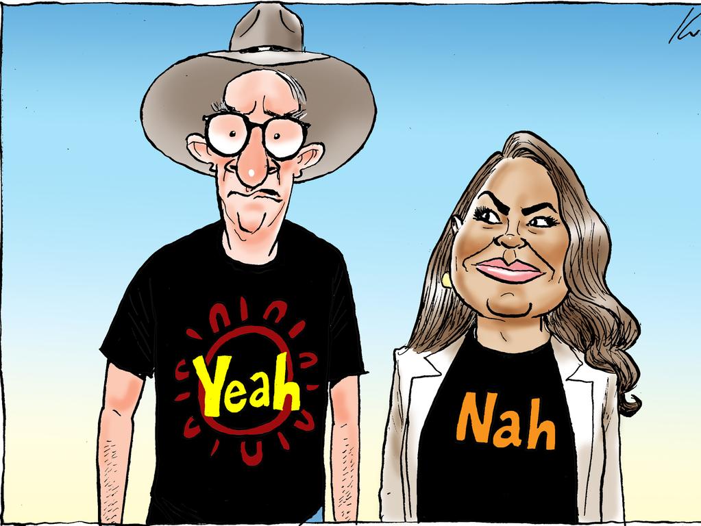 Mark Knight cartoon for Herald Sun, October 16, 2023