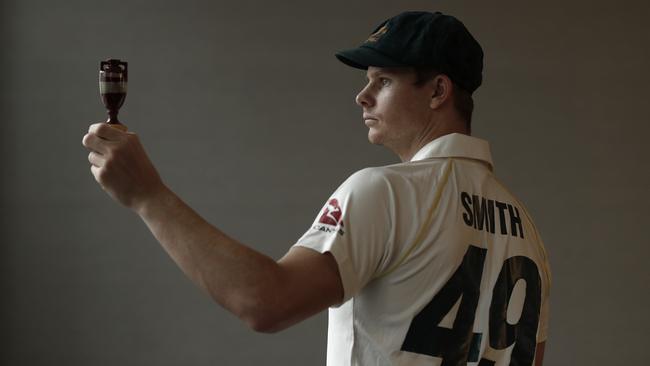 BIRMINGHAM, ENGLAND - JULY 28: Steve Smith of Australia poses during the Australia Ashes Squad Portrait Session on July 28, 2019 in Birmingham, England. (Photo by Ryan Pierse/Getty Images)