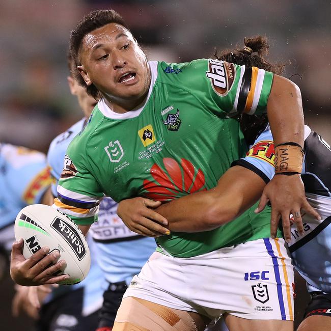 Josh Papalii will start the season as fit as he’s ever been after spending the off-season preparing for the All Stars boxing. Picture: Mark Kolbe/Getty Images