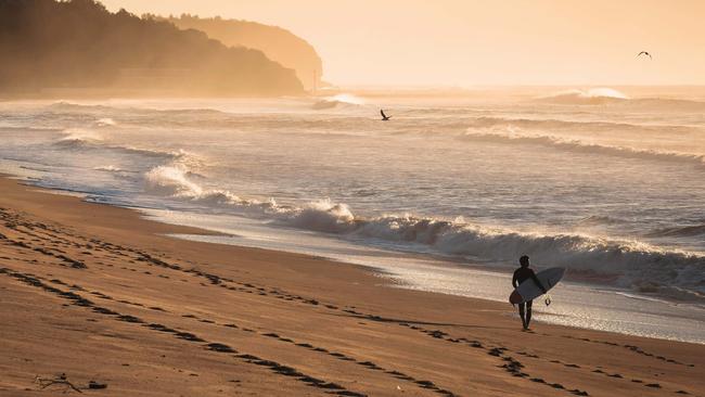 GP clinic Osana Narrabeen takes clients on outings to the supermarket to teach them healthy shopping habits and on walks to Narrabeen Beach, above. Picture: Supplied.