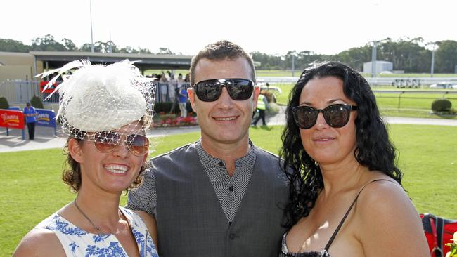Stacey Hooper, Scott Savage and Carlie Reeves in 2015. Picture: Pete Evans