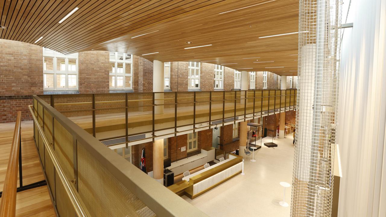 The light-filled interior of Queensland Ballet’s new home. Picture: Lachie Millard