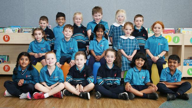 St Catherine of Siena Prep HA Back row L-R: Archie Boyington, Zayne David, Emily Dalton, Kade Phoenix, Ava Smith, Alister Hamm. Middle row: Catharina Pinto Soares, Henry Travers, Svena Silva, Coco Santilli, Piper Upton. Front row: Anna Jomon, Ethan Kelly, Oscar Stokes, Livinia Brussel, Mikayla Augustine, Lucah Pius.