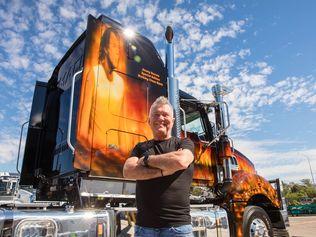 Jimmy Barnes with the Working Class Mack. 