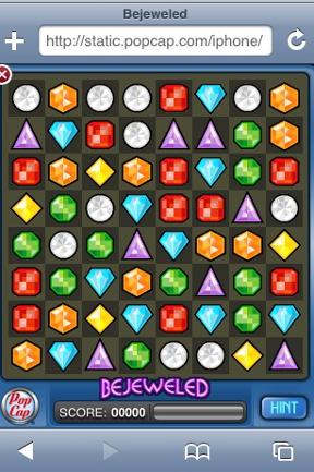 <p><strong>Bejeweled</strong><br/> <strong>Android, Browser, iPhone</strong><br/> <strong>Free - $3.99</strong> </p> <p>Bejeweled, from the casual games king PopCap, is one of the most addictive puzzlers you're ever likely to play. A game that's slightly reminicscient of Tetris and Connect 4, the idea is to swap gems in an 8X8 to get similar jewels to appear next to each other in rows or columns of 3 or more.</p> <p>A heck of a lot of fun; just make sure you don't spend TOO much time playing it. An iPhone app of Bejewled 2 is available on the Apps Store, while Android users can download a version of the first Bejeweled (although this appears to run very slowly). Android 2.2 users (for the moment, that's you precious few Google Nexus owners in Australia) may also be able to use the free web version, thanks to the Adobe Flash support, but we were unable to test this.</p> <p>Picture: Courtesy of PopCap</p>