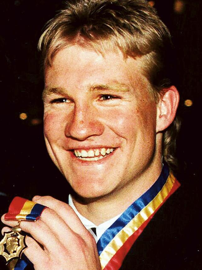 Port Adelaide Magpies player Nathan Buckley won the 1992 Magarey Medal after only playng 30 games in the SANFL.