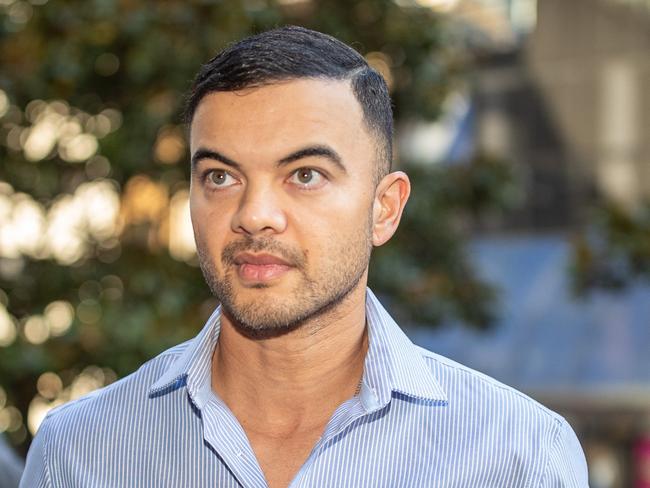 SYDNEY, AUSTRALIA - NewsWire Photos May 05, 2022: Guy Sebastian arrives at the Downing Centre in Sydney.Picture: NCA NewsWire / Christian Gilles