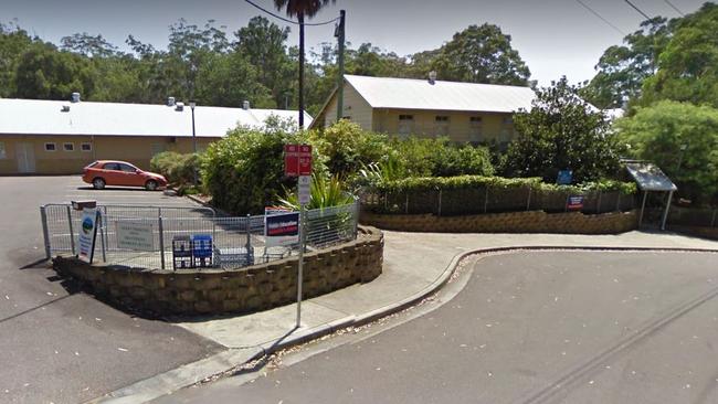 Tuggerah Primary School where McGregor was caught in the staffroom acting extremely flustered.