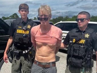 Ryan Routh after his arrest in Martin County, Florida, after he allegedly planned to assassinate Donald Trump. Picture: AFP