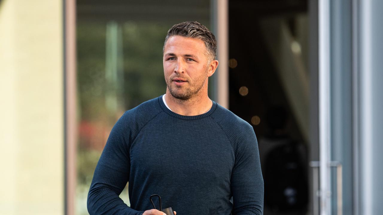 Sam Burgess left the club’s Heffron Centre headquarters last week after moving on from his role as assistant coach. Picture: Julian Andrews