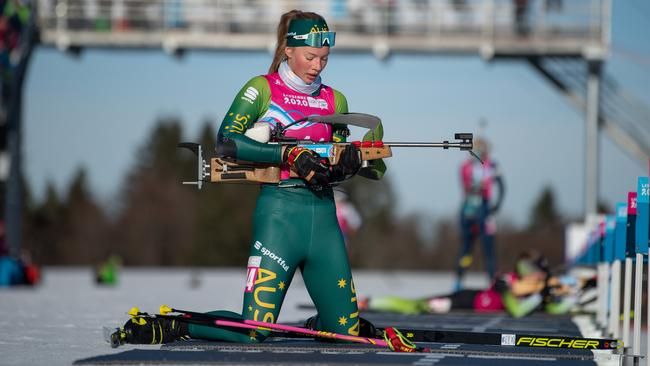 Isabella Moon competing at the Youth Olympics in Lausanne. Pic: Olympic Information Service