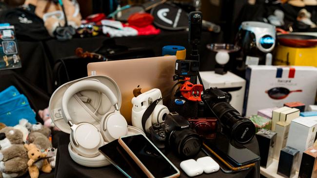 There's a heap of camera gear for sale too