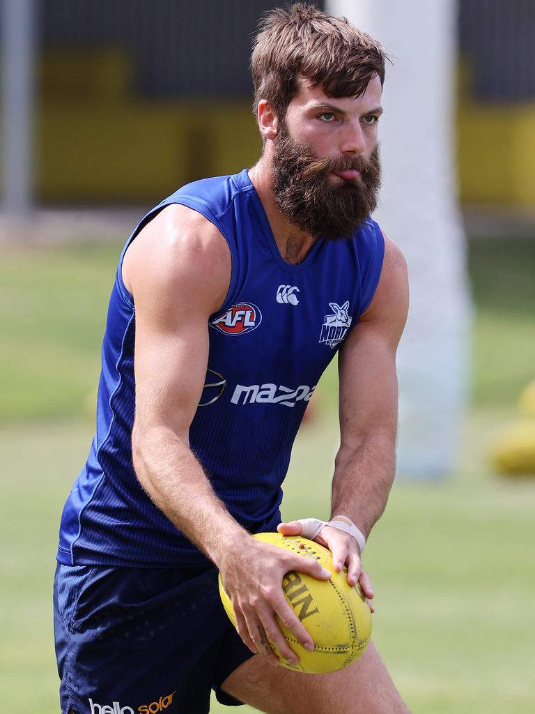 Luke McDonald is tipped to return to North Melbourne’s defence.