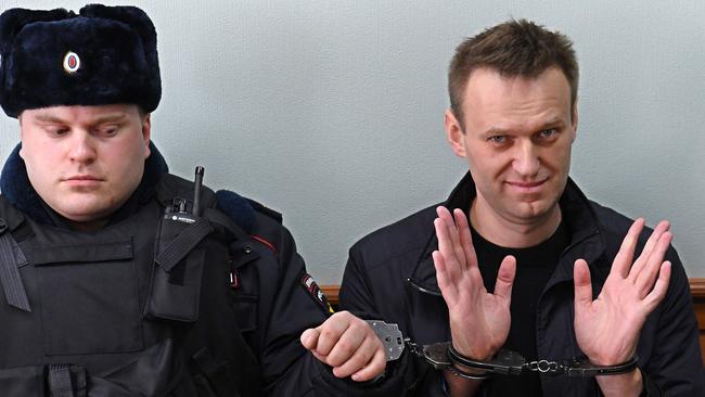 Alexei Navalny was imprisoned in 2021. Picture: AFP