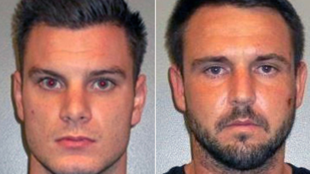 Kye Enright (left) and Beau Andrew John Smith have pleaded guilty to the manslaughter of Oakey man Paul Rock in July 2019.