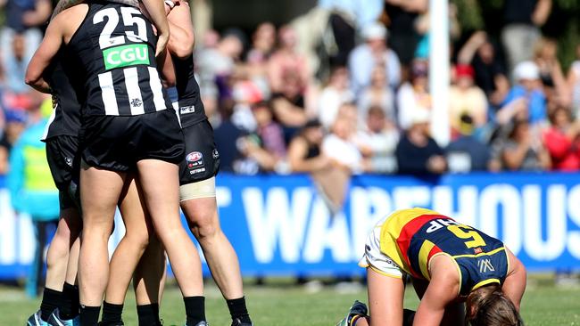 Collingwood crushed Adelaide’s AFLW dreams.