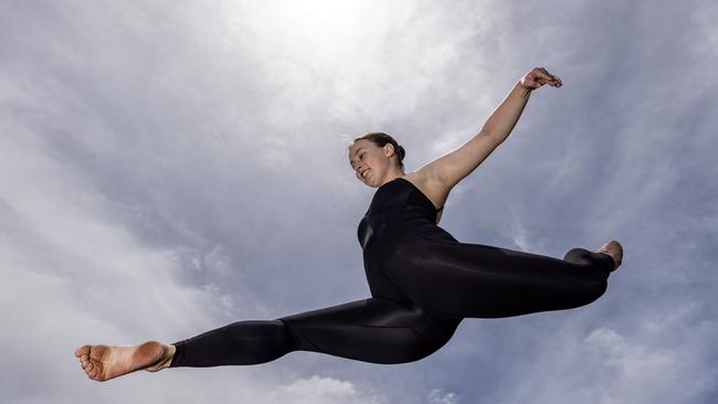 Westminster student Charlie McKenzie achieved a high ATAR with a merit in dance. Picture: Kelly Barnes