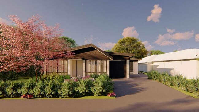 An artist’s impression of the Northcott group home.