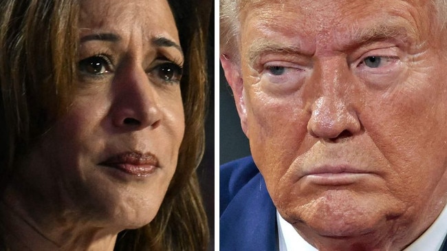 Kamala Harris and Donald Trump.