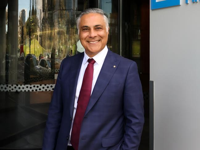 Ahmed Fahour outside Latitude Financial Services in Docklands , Melbourne. After four years as CEO he is stepping down. Picture: Ian Currie