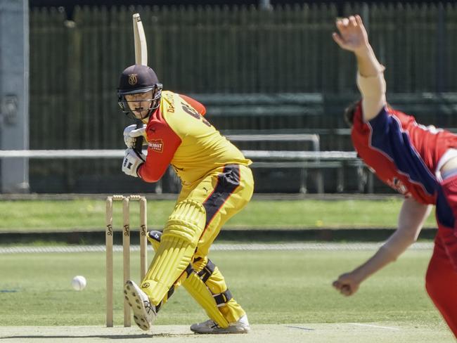 St Kilda batsman Michael De Iacovo. Picture: Valeriu Campan